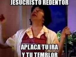 Todo tipo de memes circularon por Internet tan sólo un par de horas después de que se registrara el movimiento telúrico. FACEBOOK /