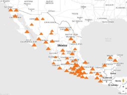 El SMN tiene distribuido sensores a lo largo del territorio nacional organizados en diferentes subredes. ESPECIAL / ssn.unam.mx