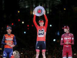 Froome supera el 'trauma' de la Vuelta luego de tres segundos puestos. AP / F. Seco