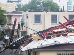 Tempestad. Los vientos de 'Irma' han dejado severos daños en diversas zonas. EFE /