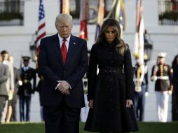 Trump y la primera dama acudirán al Pentágono para una ceremonia en honor a las más de tres mil víctimas mortales del ataque. AP / E. Vucci