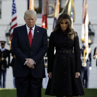 Trump encabeza momento de silencio por víctimas del 11-S