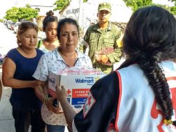 Solicitarán al Ejecutivo federal que se agilice la entrega de los apoyos de emergencia en los municipios afectados. NTX / Cruz Roja