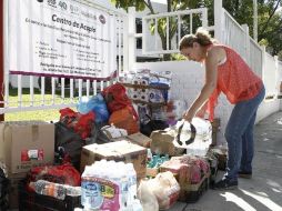 El DIF Jalisco tiene un centro de acopio de víveres en la zona de La Normal. EL INFORMADOR / A. Camacho