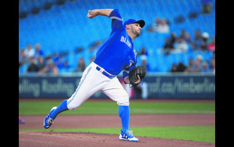 Buen paso. Marco Estrada llegó a ocho victorias. AFP /