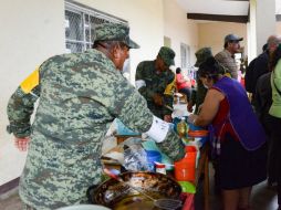 El Ejército también colabora en las zonas afectadas a través del plan DN-III. NTX /