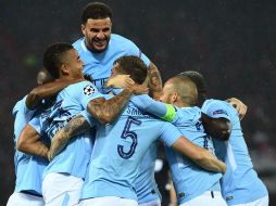 A los Citizens les bastaron tres minutos para abrir el marcador. AFP / M. Dunand