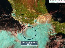 Max podría generar lluvias torrenciales en las mismas zonas que se vieron afectada por el sismo del pasado 7 de septiembre. TWITTER / @conagua_clima