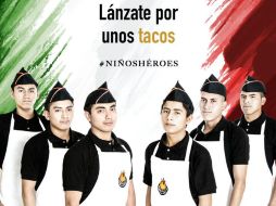 La publicidad apareció en varios espectaculares de la Ciudad de México. TWITTER /  @Taquearte ‏