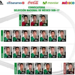 Publican convocatoria del Tri para Mundial Sub-17