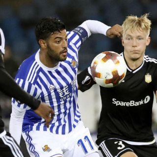 Con Carlos Vela, Real Sociedad golea en Europa League