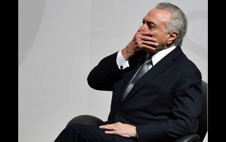 La primera denuncia contra Michel Temer se basaba en una grabación entregada por Joesley Batista. AFP / ARCHIVO