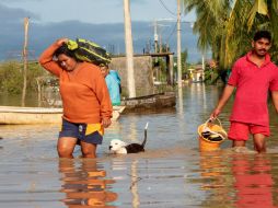 Pedirán la declaratoria de emergencia para cuatro municipios que resultaron con afectaciones. EFE / F. Meza