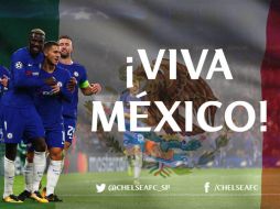 El Chelsea, como cada año, felicita a los ''Blues'' mexicanos por las Fiestas Patrias que se conmemoran en este mes. FACEBOOK / Chelsea Football Club