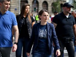 Es el primer jefe de gobierno de este país que participa en actividades así. AFP / A. Isacovik