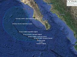 Hicieron un llamado a la población para que se mantenga atenta a la información y recomendaciones que emitan las autoridades. TWITTER / @conagua_clima