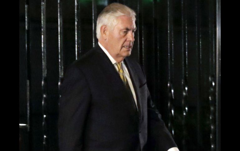 Tillerson pareció dar una señal de cierto ablandamiento de la postura de Donald Trump. EFE / J. Szenes
