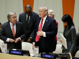 Este martes, al iniciarse la Asamblea General de la OU, Trump volverá a tomar la palabra en presencia de 130 líderes. EFE / J. Lane