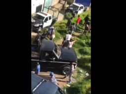 Bloquearon la carretera Naucalpan-Toluca, en las inmediaciones del kilómetro 17.5, frente a San Francisco Chimalpa. YOUTUBE / Eluniversal Online