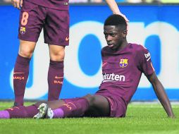 El jugador francés tuvo una lesión muscular el sábado pasado frente al Getafe. EFE /