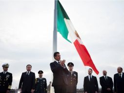El Presidente encabeza la ceremonia en memoria de las víctimas del terremoto de 1985. FACEBOOK / Enrique Peña Nieto