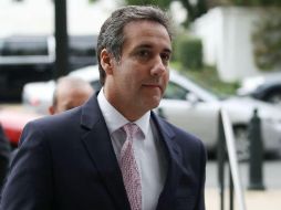 Michael Cohen llega al Senado para ser interrogado por el Comité de Inteligencia. AFP / M. Wilson