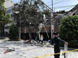 A las 13:14 horas de este martes se registró un sismo de 7.1 grados. AFP / O. Torres