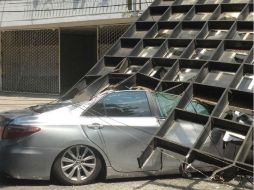 Vista de los daños después del sismo de magnitud 7.1 grados en la Ciudad de México. EFE / A.Cruz