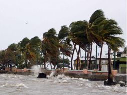 El huracán María mantiene vientos de 1280 kilómetros por hora en su ruta hacia Puerto Rico. AFP / R. Arduengo