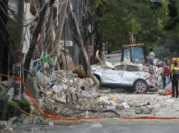 El temblor dejó diversos edificios colapsados y 149 muertos en Ciudad de México, Puebla, Guerrero y Morelos. EFE / M. Guzmán