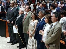 A la toma de protesta de la Comisión de Selección del SAEJ faltaron Juan de la Borbolla (rector de la UP) y la emrpesaria María Lazo. FACEBOOK /