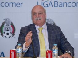 Enrique Bonilla, presidente de la Liga, afirma que la suspensión de partidos es una decisión 'compleja'. MEXSPORT / ARCHIVO