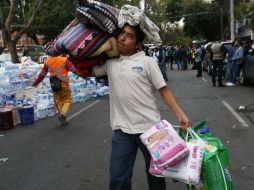 Las muestras de solidaridad hacia México no sólo han nacido del interior del país. AP / M. Ugarte