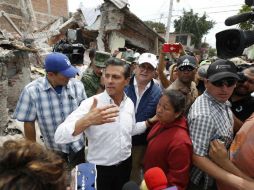 Peña Nieto pidió a la sociedad mantener la serenidad. SUN / L. Cortés