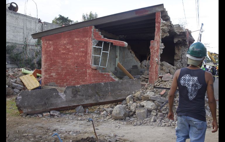 Muchas viviendas en el poblado de San Gregorio, en Xochimilco, sufrieron daños de gran magnitud.