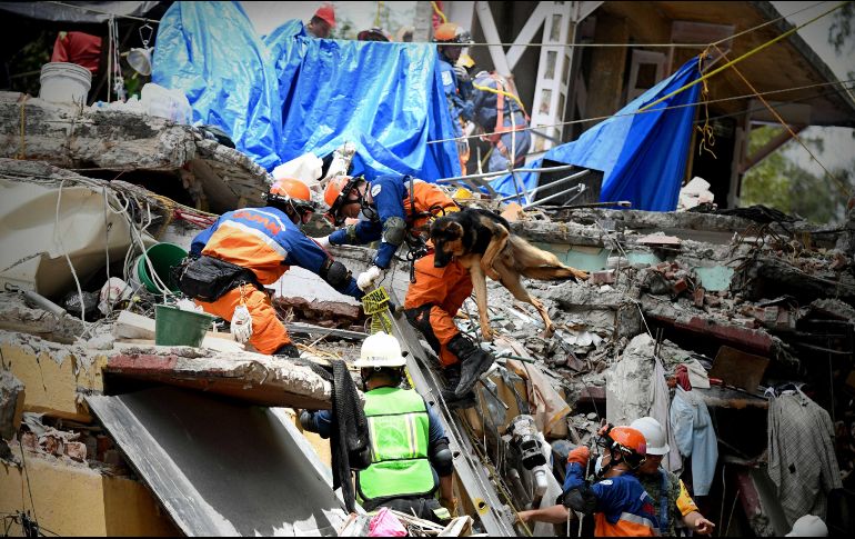 Julián y Jimena se encontraban en casa en la calzada de Tlalpan cuando ocurrió el sismo.