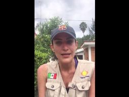 Danielle confesó que quiso compartir la noticia con la responsabilidad que conlleva su profesión a pesar de las emociones.