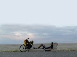 Para poder con él, Carlos Santamaría dividió su viaje en metas más cortas, una técnica que relaciona con la vida.