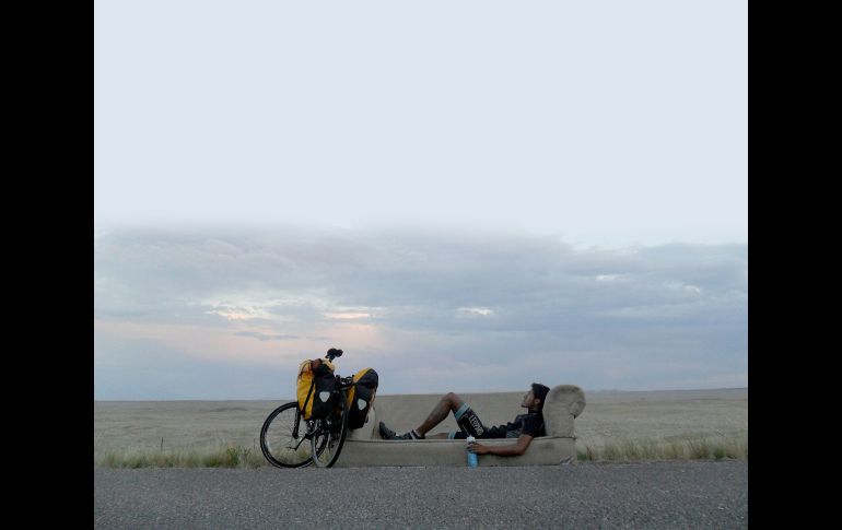 Para poder con él, Carlos Santamaría dividió su viaje en metas más cortas, una técnica que relaciona con la vida.