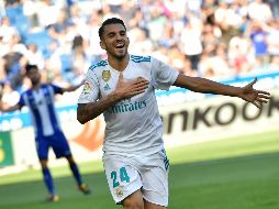 Los tantos de Ceballos salvan a los merengues, que han iniciado la Liga de manera titubeante.