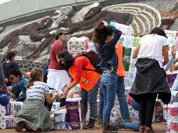 En la noche es cuando disminuye el apoyo, ya que los voluntarios se retiran a descansar.