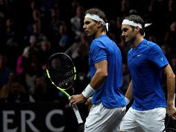 'Fue divertido, un momento increíble', afirma Nadal (I).