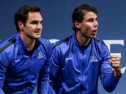 Federer (I) como Nadal (D) afirman que desean jugar juntos desde hace años