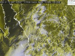 El fenómeno causará rachas de vientos superiores a los 50 kilómetros por hora y olas de hasta dos metros de altura.