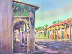 La Plaza Zaragoza presume con orgullo sus banquetas de mármol.