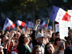 Hubo protestas en Francia contra la reforma laboral que propone su presidente.