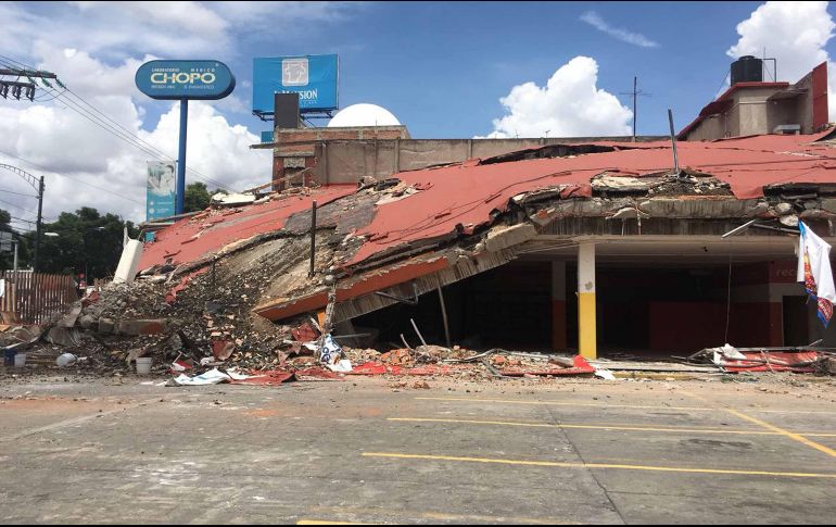 Los edificios de la Ciudad de México se encuentran débiles luego del sismo, en cualquier momento pueden colapsar. SUN / E. Vega