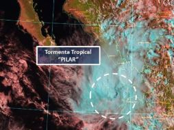 Se prevé que 'Lidia' permanezca muy cerca de la costa durante los próximos días y que pierda fuerza.