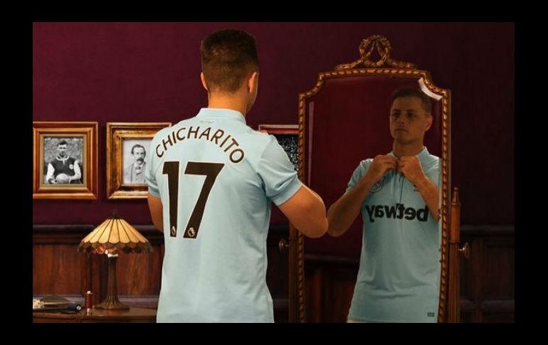 Faltan poco más de tres días para que termine la subasta y la playera de 'Chicharito' está bien cotizada. INSTAGRAM / @westham