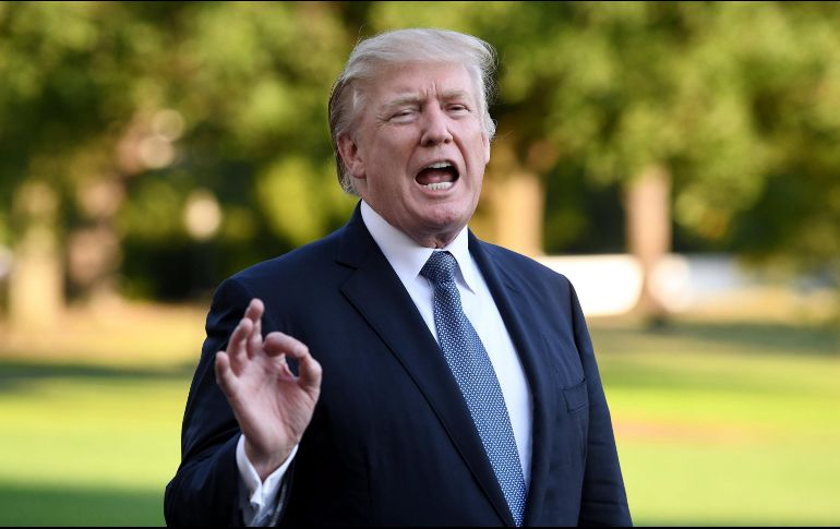 Trump dijo que su prioridad es la revisión tributaria, la más importante en tres décadas. EFE / O. Douliery